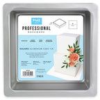 Molde para Pasteles Cuadrado de Aluminio Anodizado PME Profundidad de 6 x 6 x 3-pulgadas