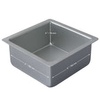 Molde para Pasteles Cuadrado de Aluminio Anodizado PME Profundidad de 6 x 6 x 3-pulgadas