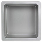 Molde para Pasteles Cuadrado de Aluminio Anodizado PME Profundidad de 6 x 6 x 3-pulgadas