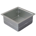 Square Aluminium Cake Tin (6 x 4" / 152 x 102mm)