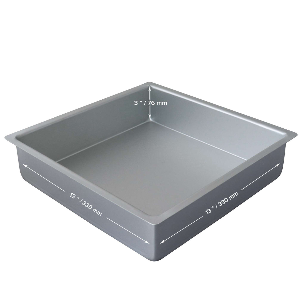 Quadratische Kuchenform (330 x 330 x 76mm / 13 x 13 x 3")