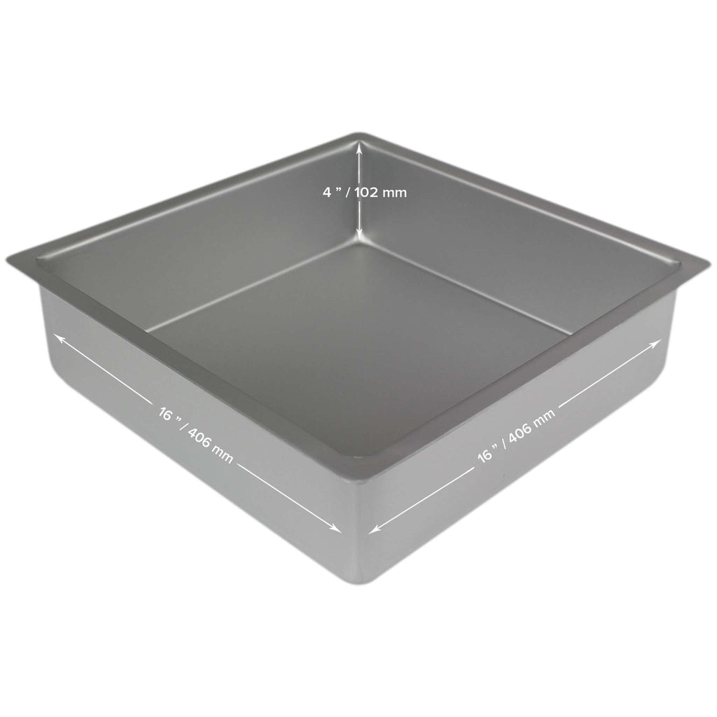 Quadratische Kuchenform (406 x 406 x 102mm / 16 x 16 x 4")