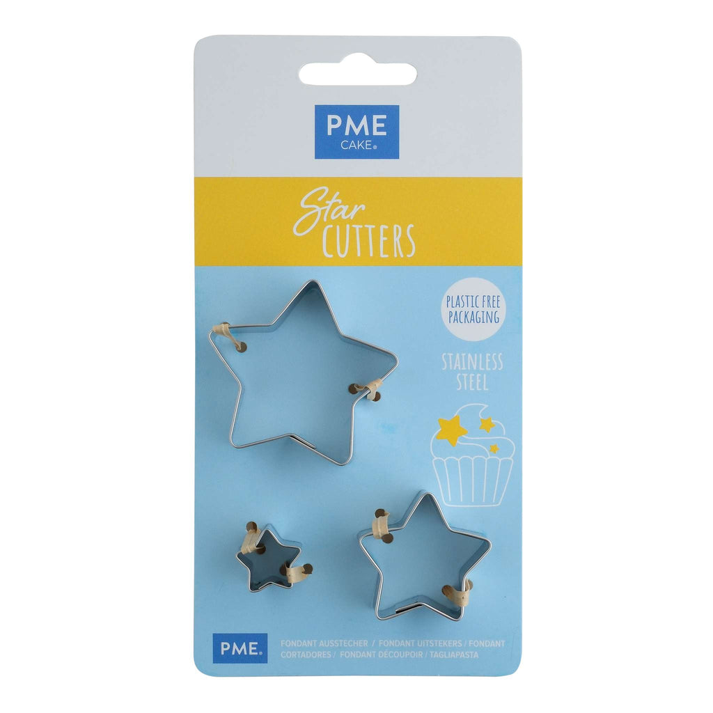 Star Fondant Cutters Set Of 3