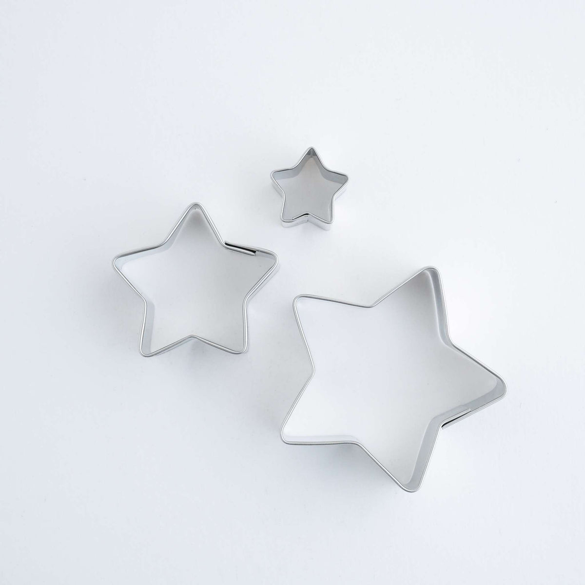 Cortadores de Estrella de Acero Inoxidable PME, Juego de 3