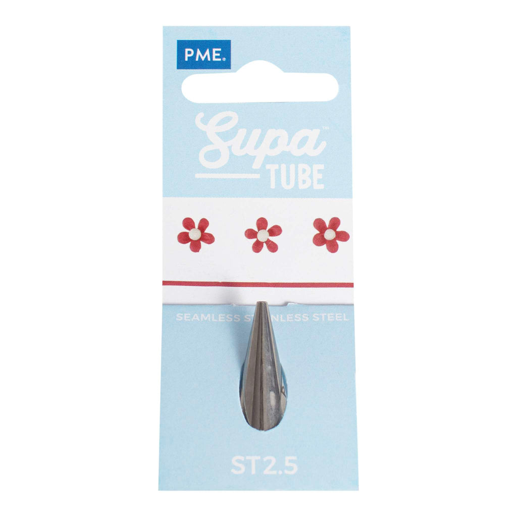 Boquilla para Escribir Supatubo de Acero Inoxidable sin Soldaduras PME nº 2.5