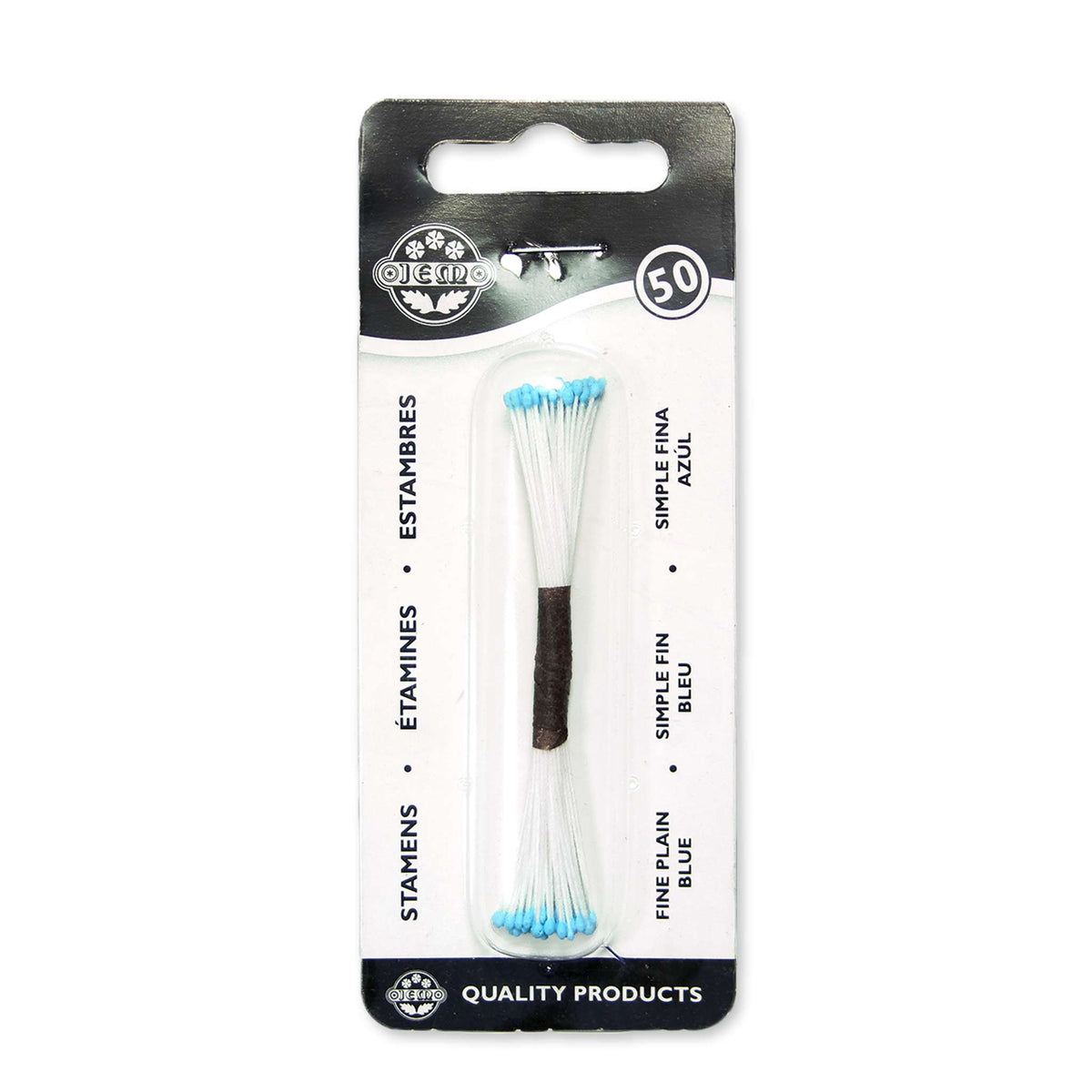 Blue Plain Stamen Fine
