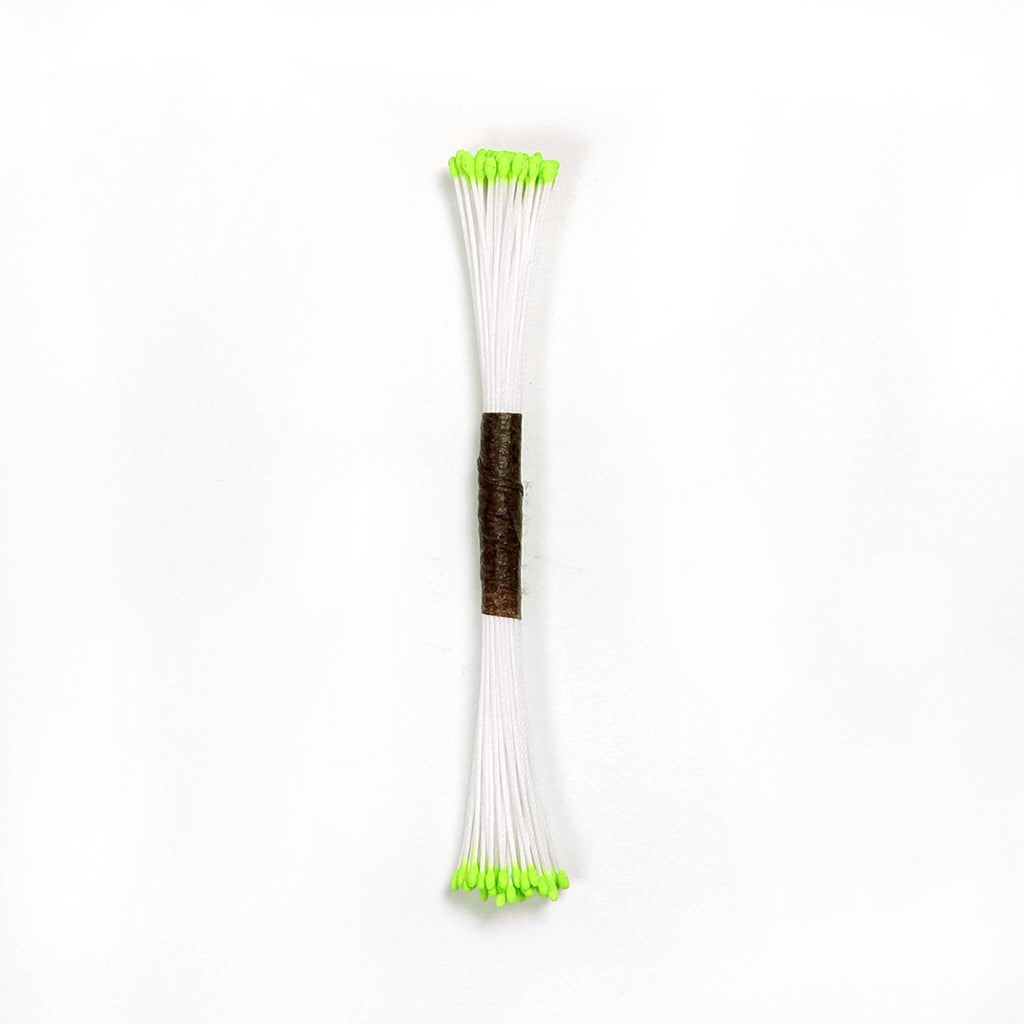 Lime Green Plain Stamen Fine