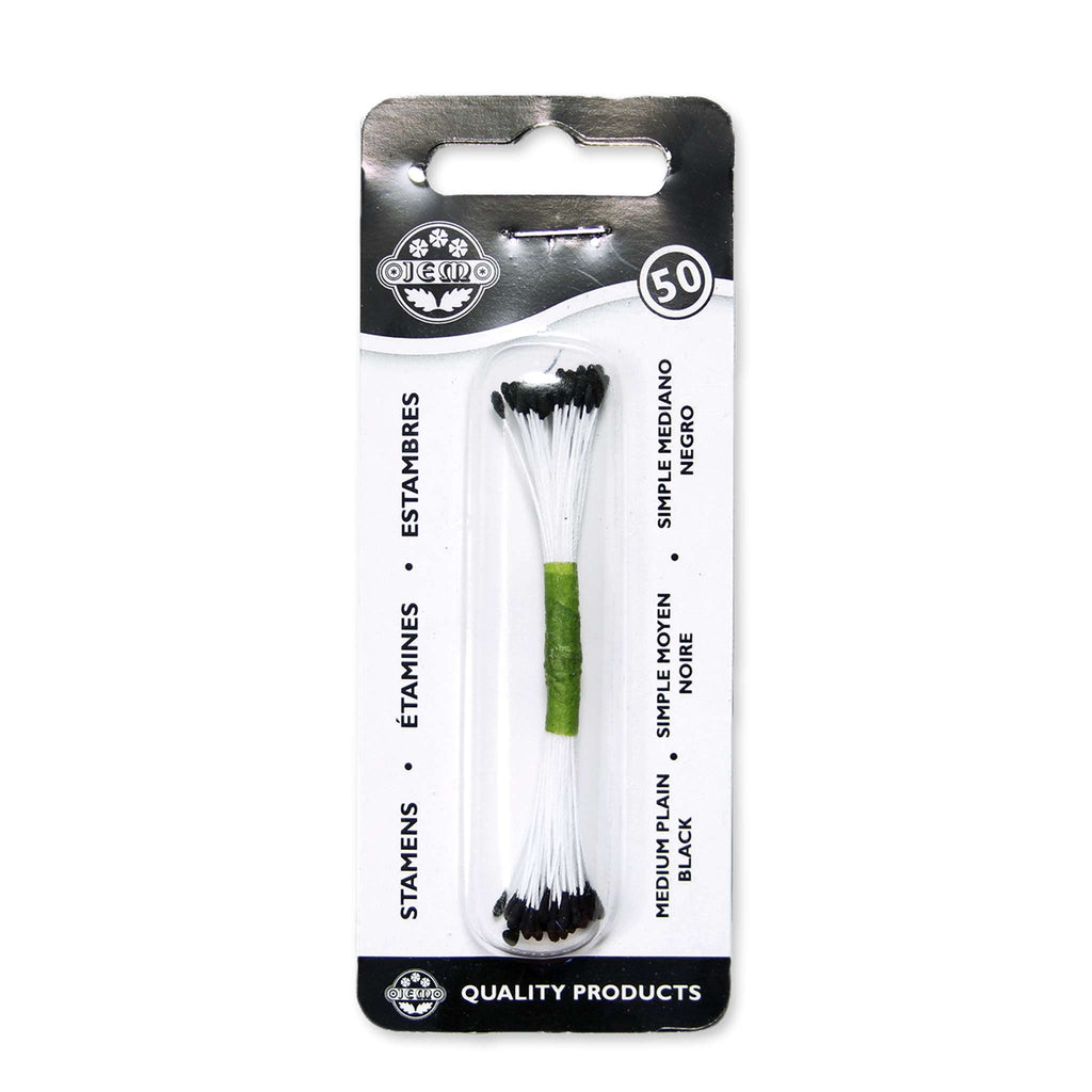 Black Plain Stamen Medium