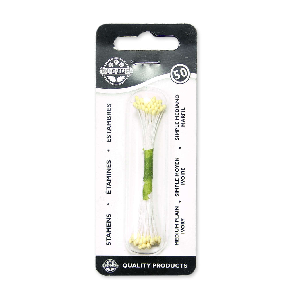 Ivory Plain Stamen Medium