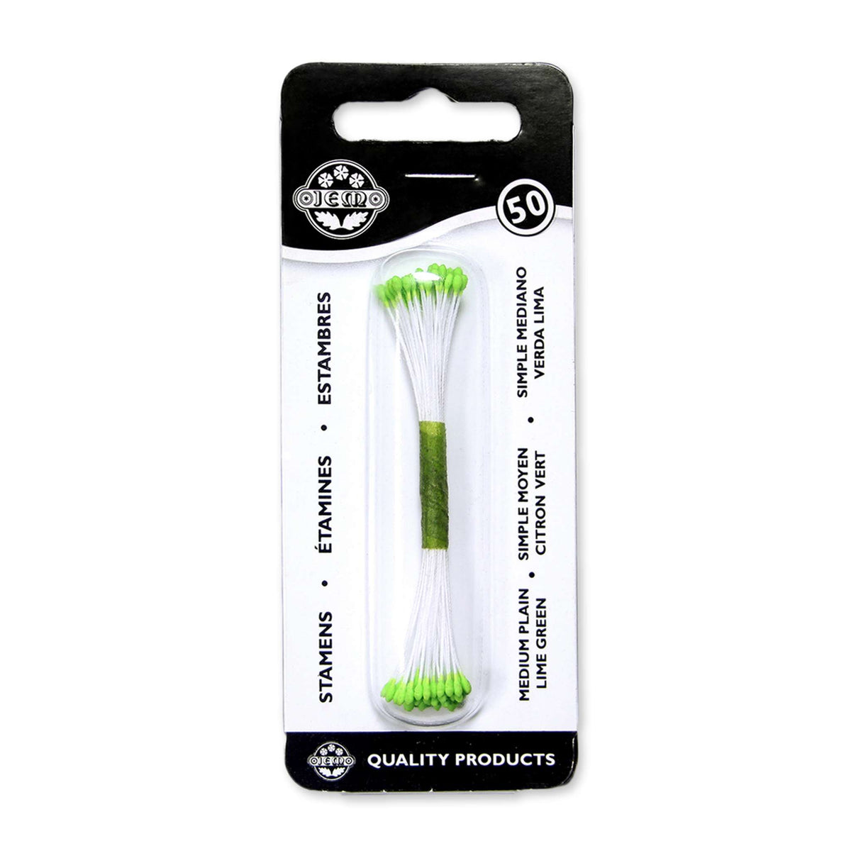 Lime Green Plain Stamen Medium