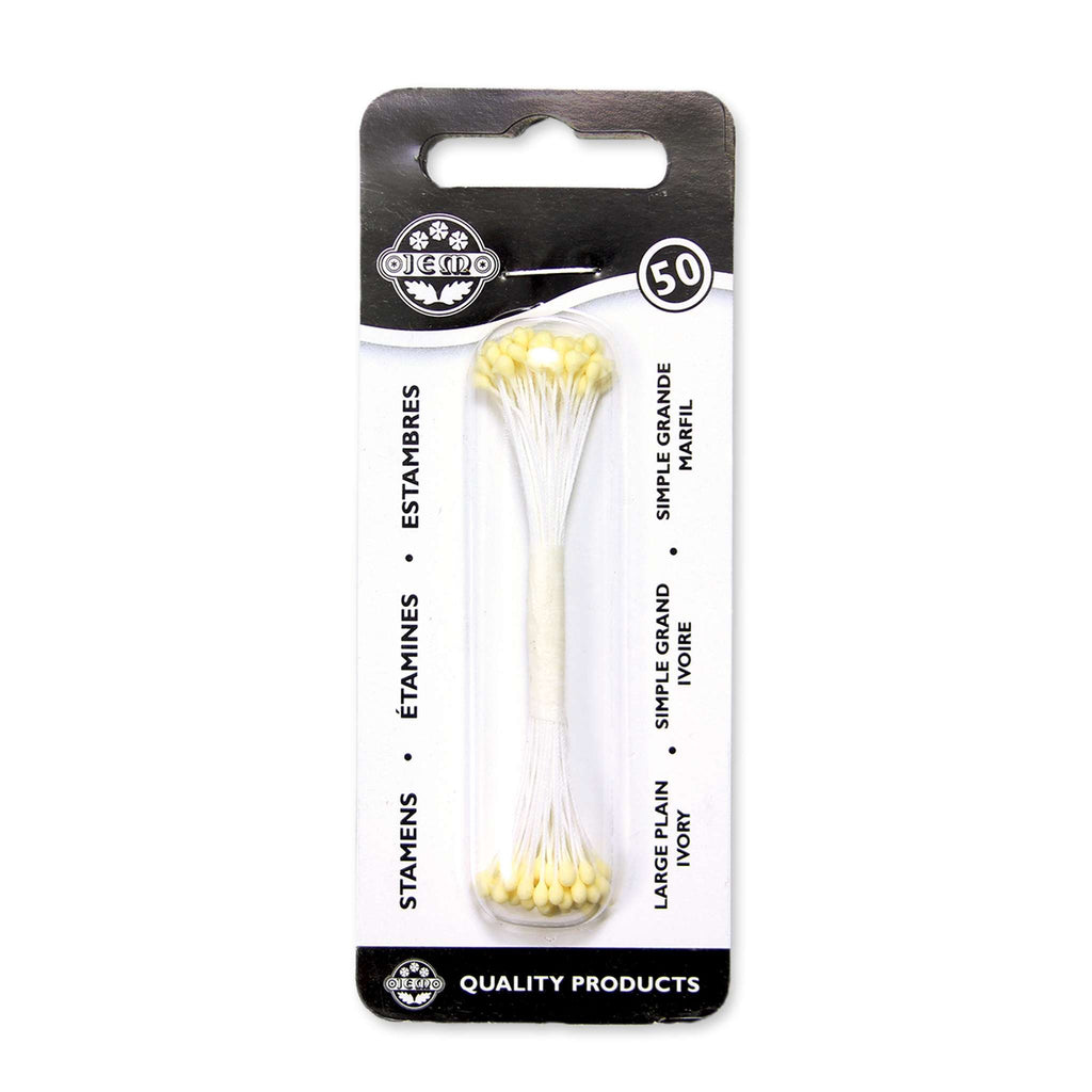 Ivory Plain Stamen Large