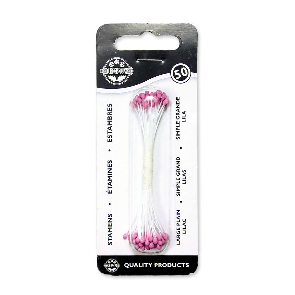 Lilac Plain Stamen Large