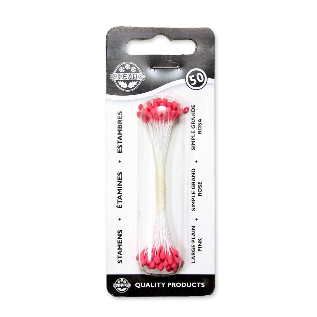Pink Plain Stamen Large