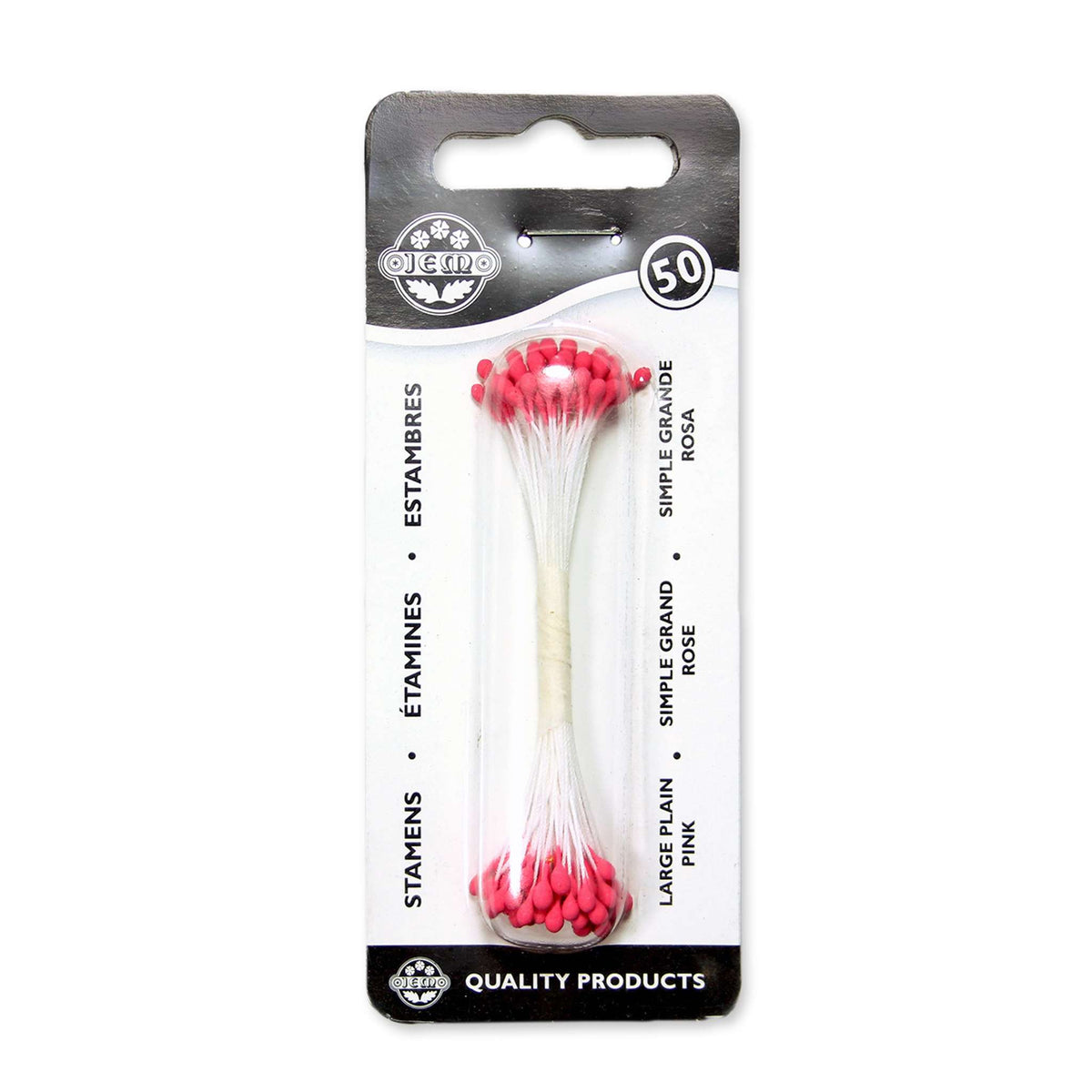 Pink Plain Stamen Large