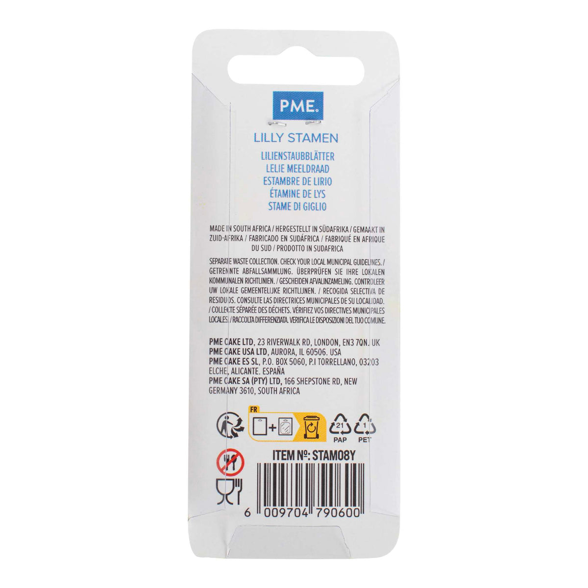 Yellow Lily Stamens Pk/50