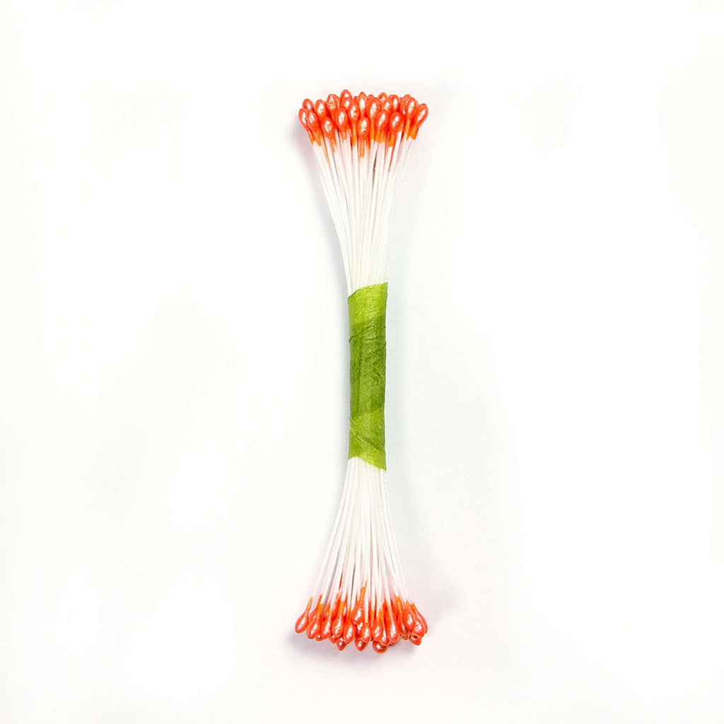 Orange Pearl Stamen Medium