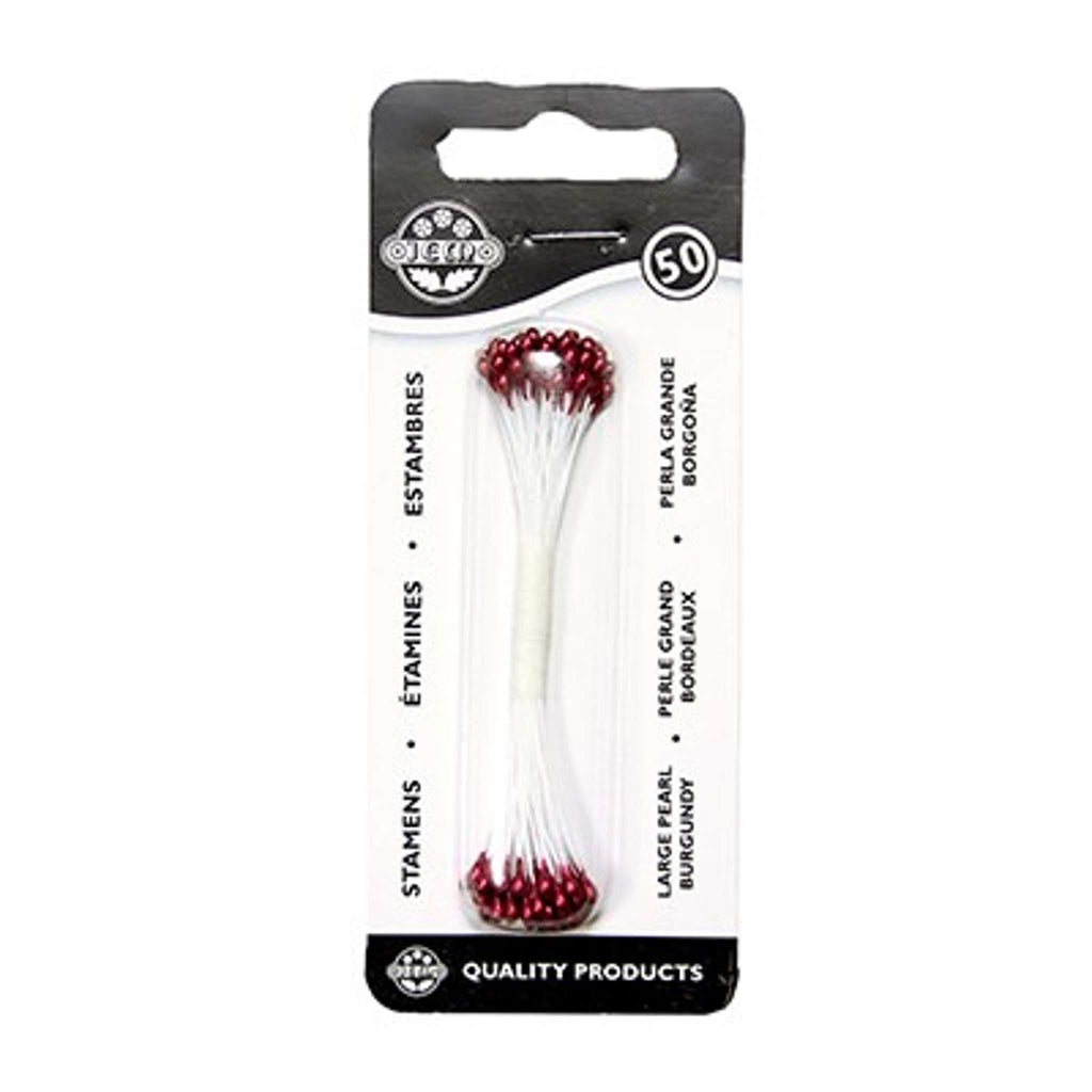 Burgundy Pearl Stamen Large