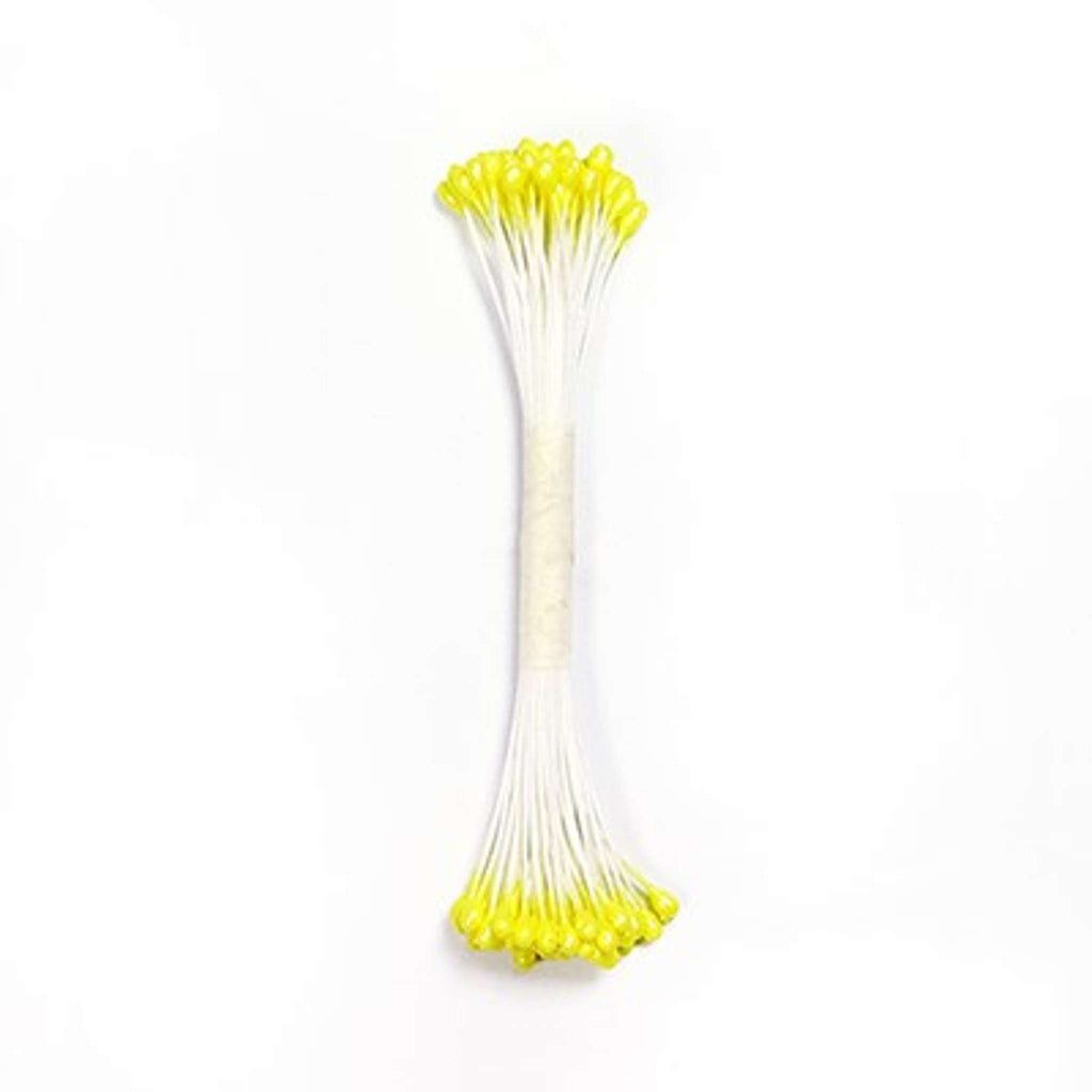Lemon Yellow Pearl Stamen Large