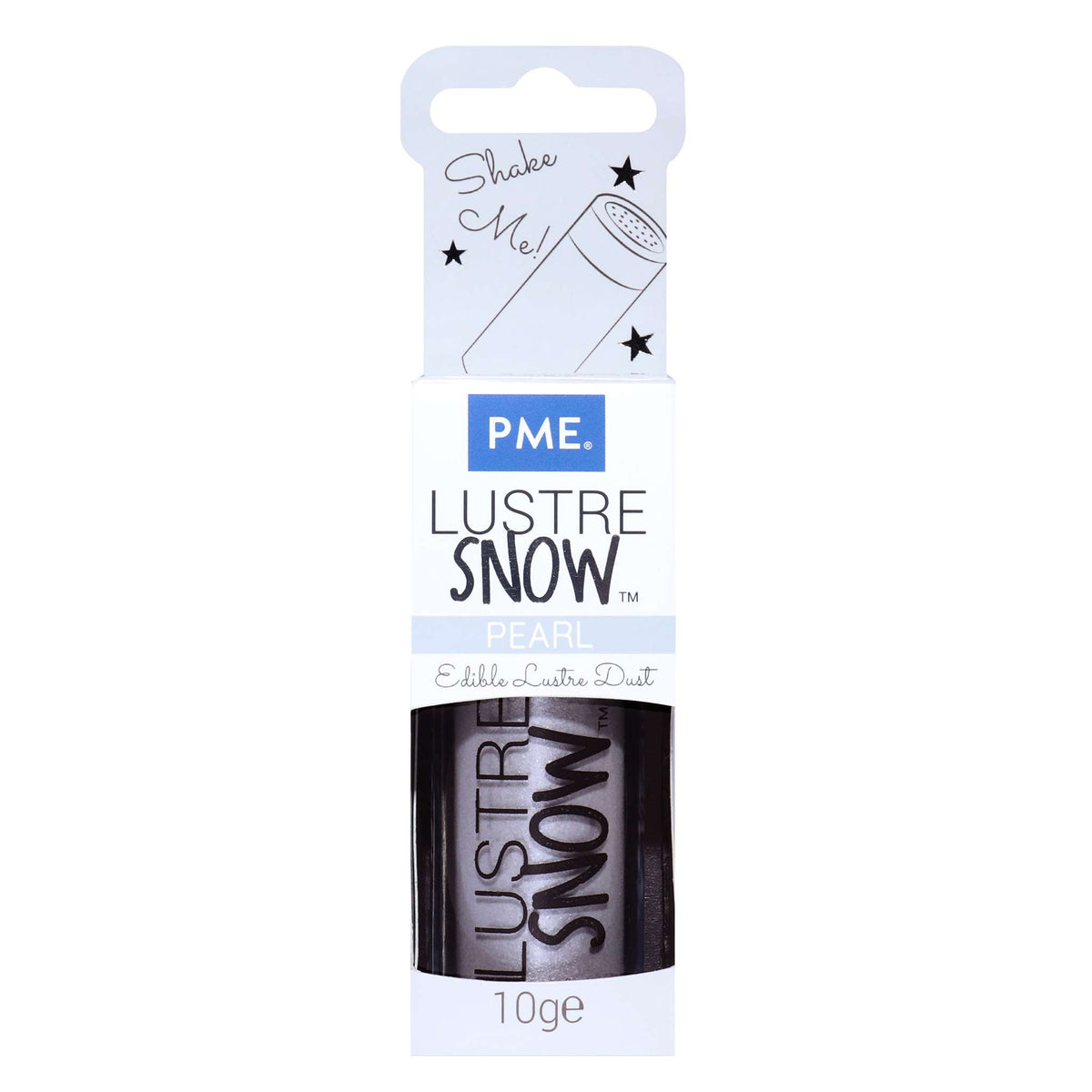 Poudre de Lustre comestible Neige - Nacrée (10g)
