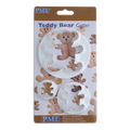Teddy Bear Fondant Cutters Set Of 3