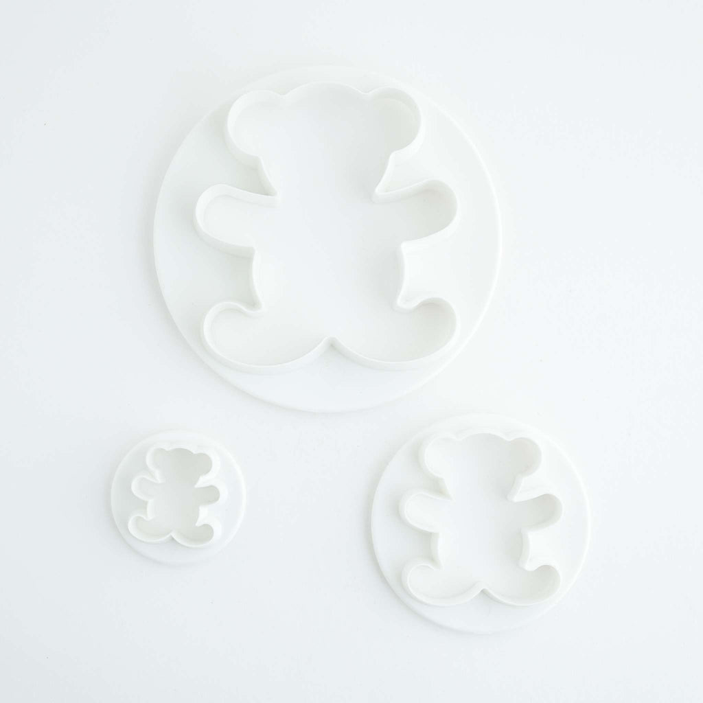 Teddy Bear Fondant Cutters Set Of 3