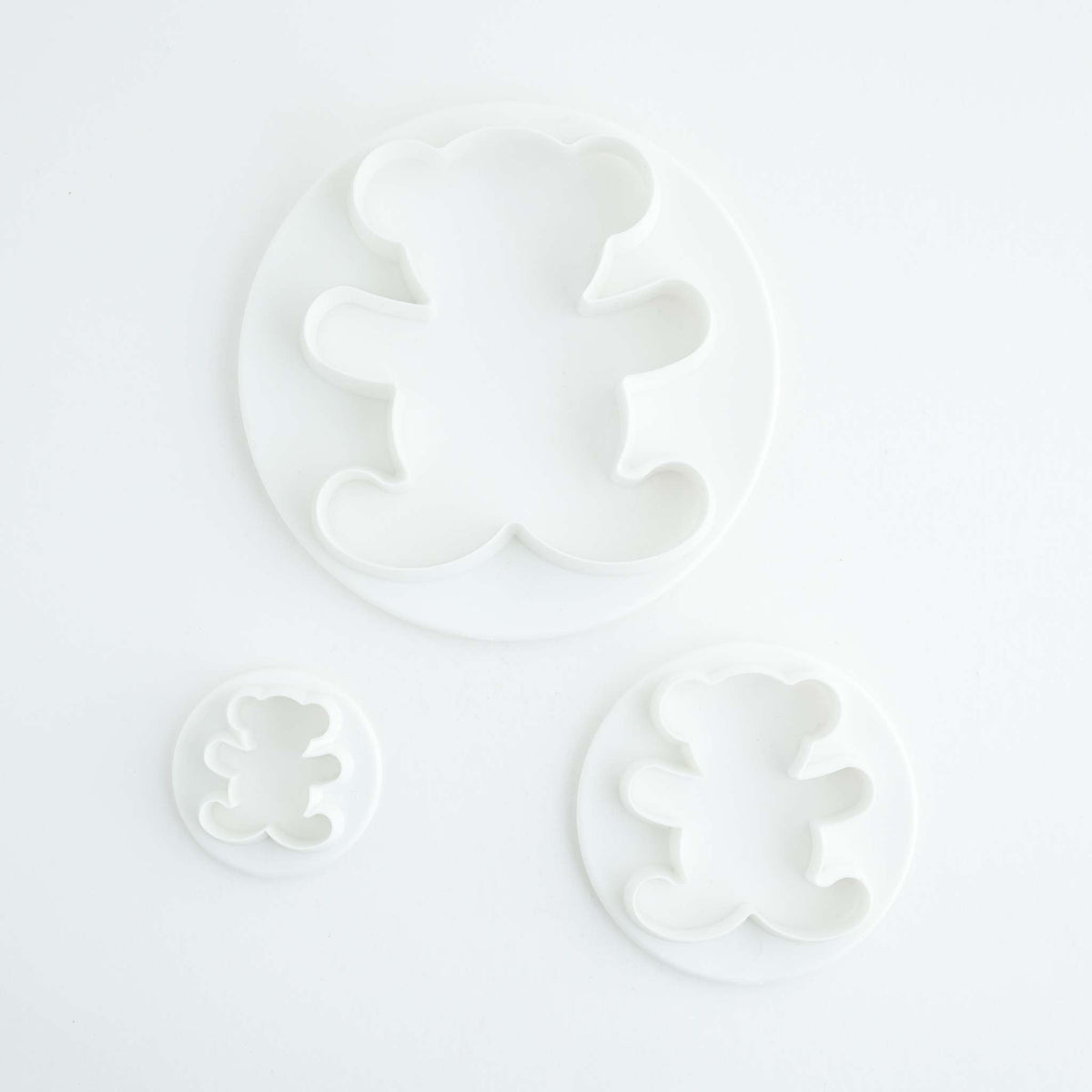 Teddy Bear Fondant Cutters Set Of 3