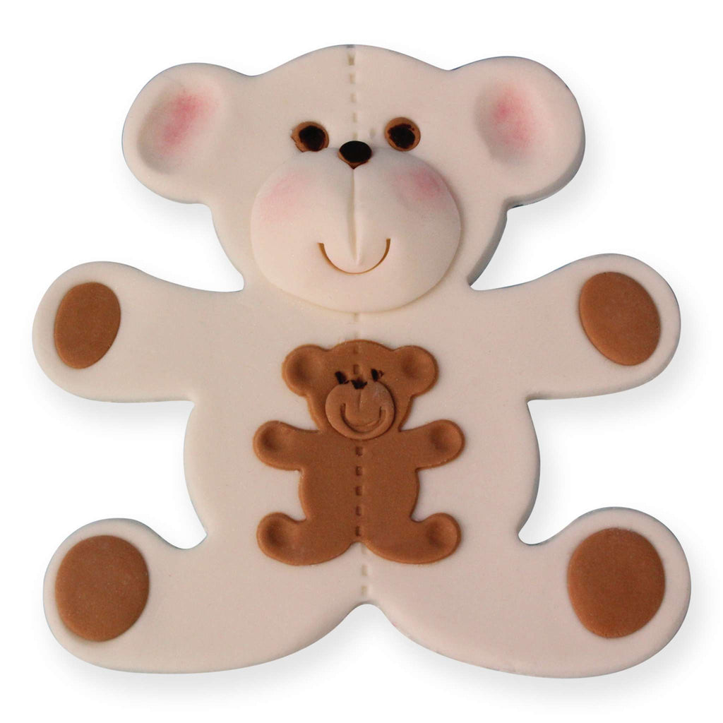 Teddy Bear Fondant Cutters Set Of 3