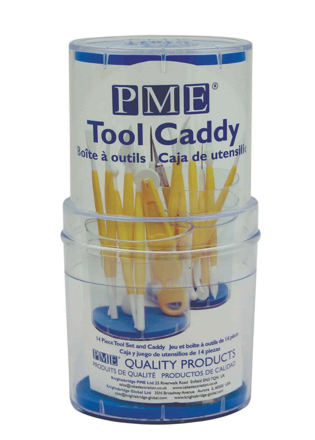 PME Modelleringsgereedschap - Caddy Set van 14 (188 x 90 x 60mm / 7.4 x 3.5 x 2.4")