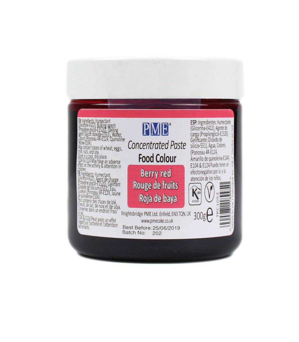 Berry Red Paste Colour 300g Bulk Tub