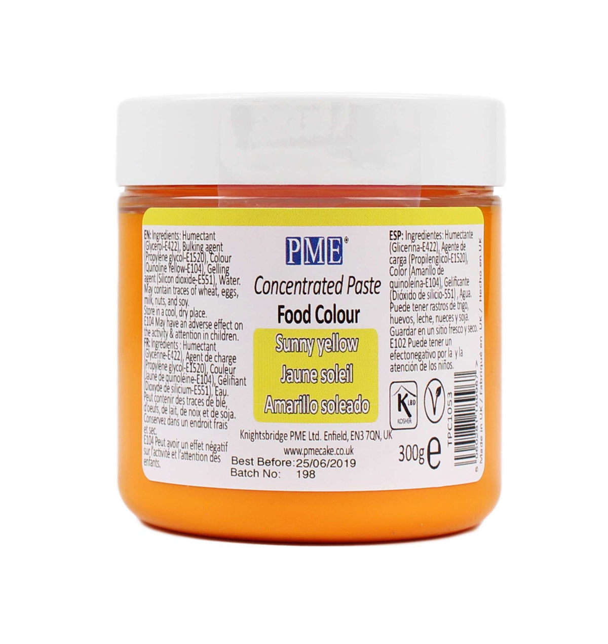 Backfarbe Paste - Gelb (300g)