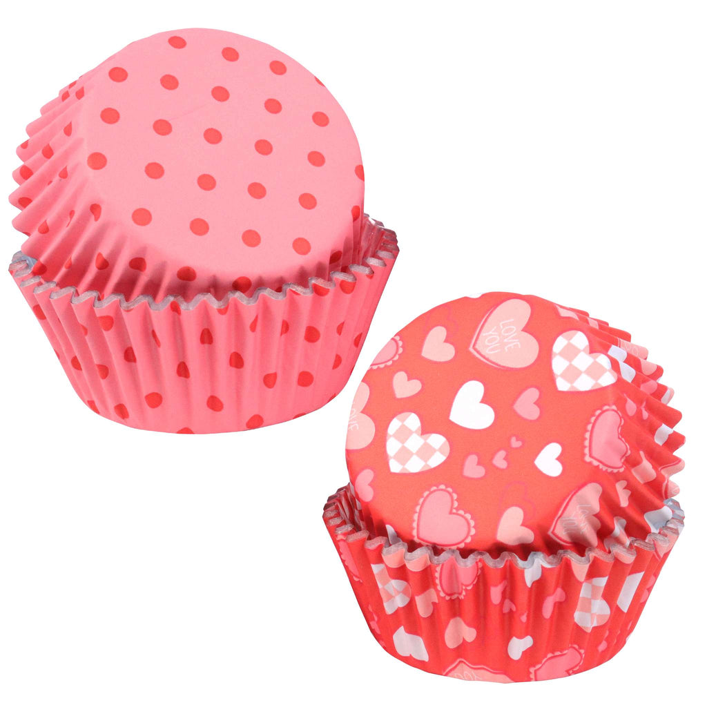 Valentinstag Muffinförmchen Folienbeschichtet - Valentinstag (60 Stück)