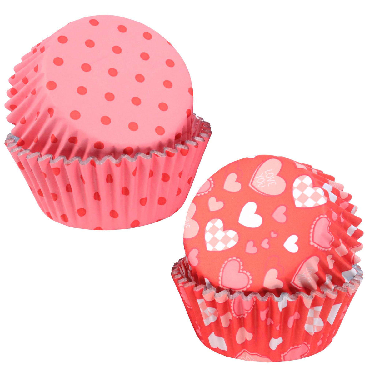 Valentinstag Muffinförmchen Folienbeschichtet - Valentinstag (60 Stück)