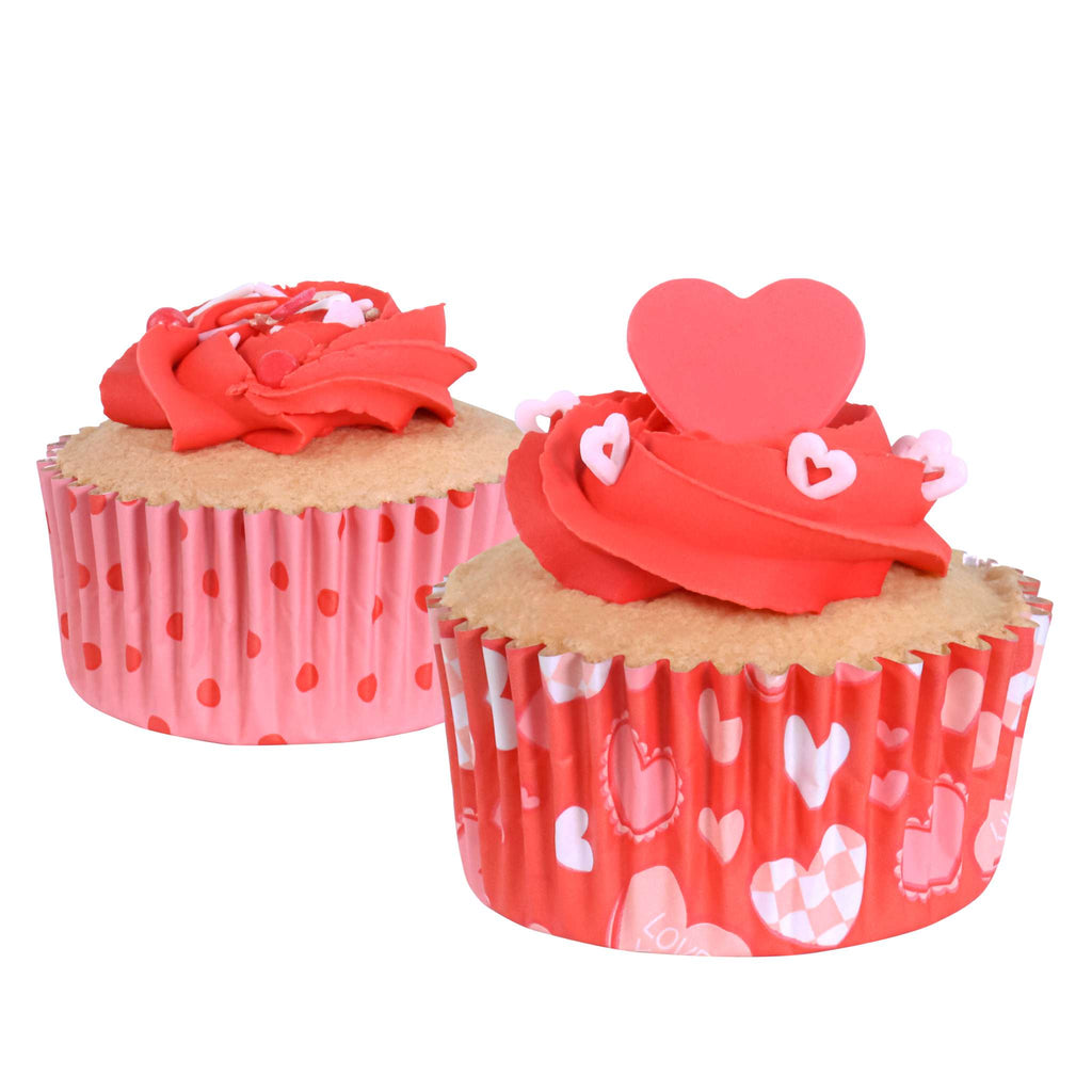 Valentinstag Muffinförmchen Folienbeschichtet - Valentinstag (60 Stück)