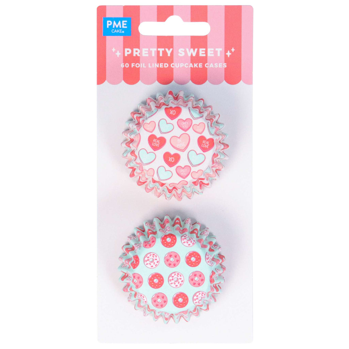 Pretty Sweet Mini Foil Lined Cupcake Cases Pk/60