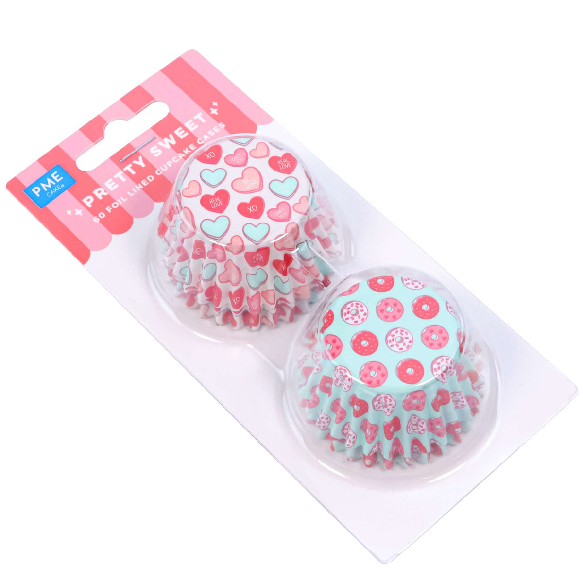 Pretty Sweet Mini Foil Lined Cupcake Cases Pk/60