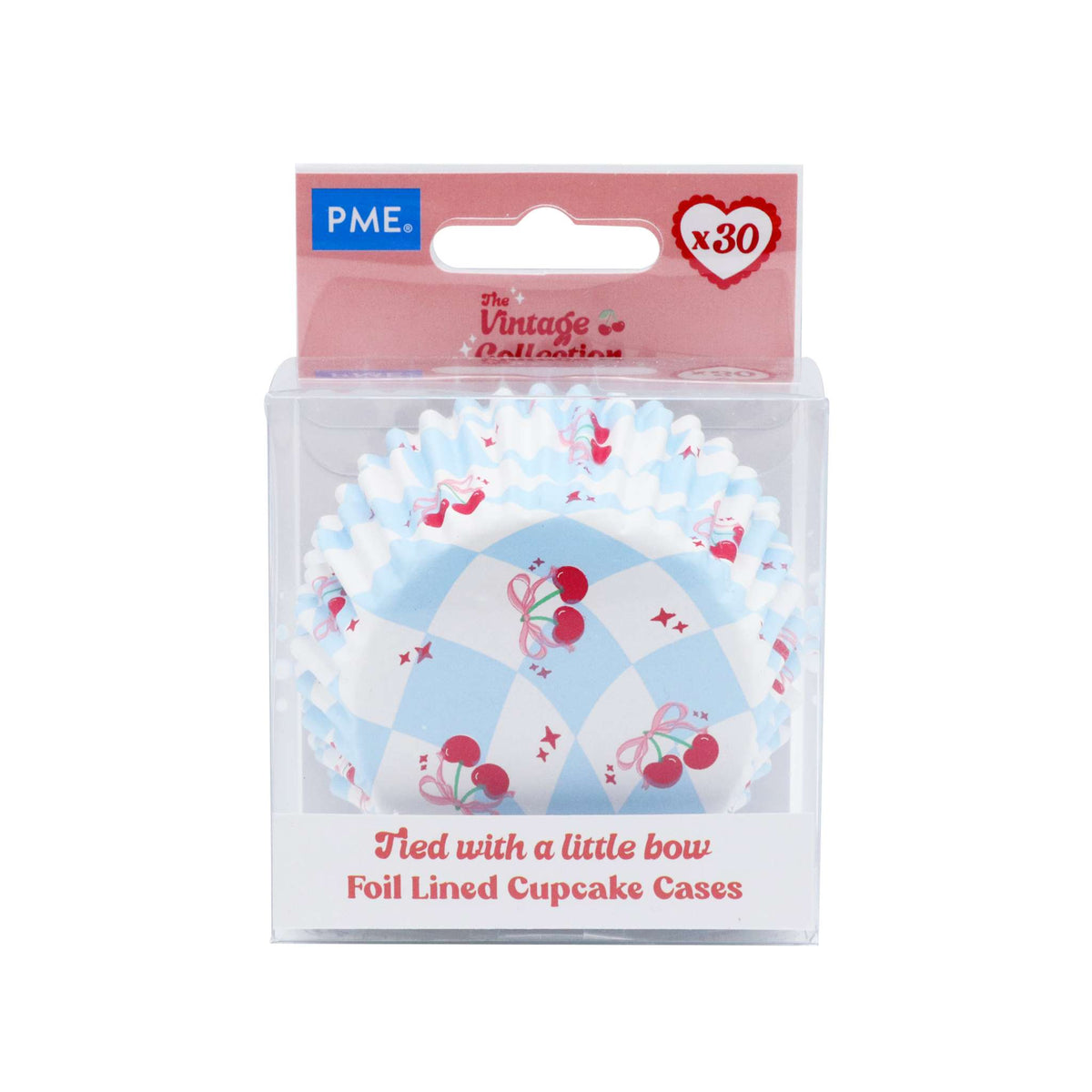 Tied With A Little Bow Foil Lined Cupcake Cases Pk/30