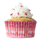 Vintage Roses Foil Lined Cupcake Cases Pk/30