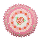 Vintage Roses Foil Lined Cupcake Cases Pk/30