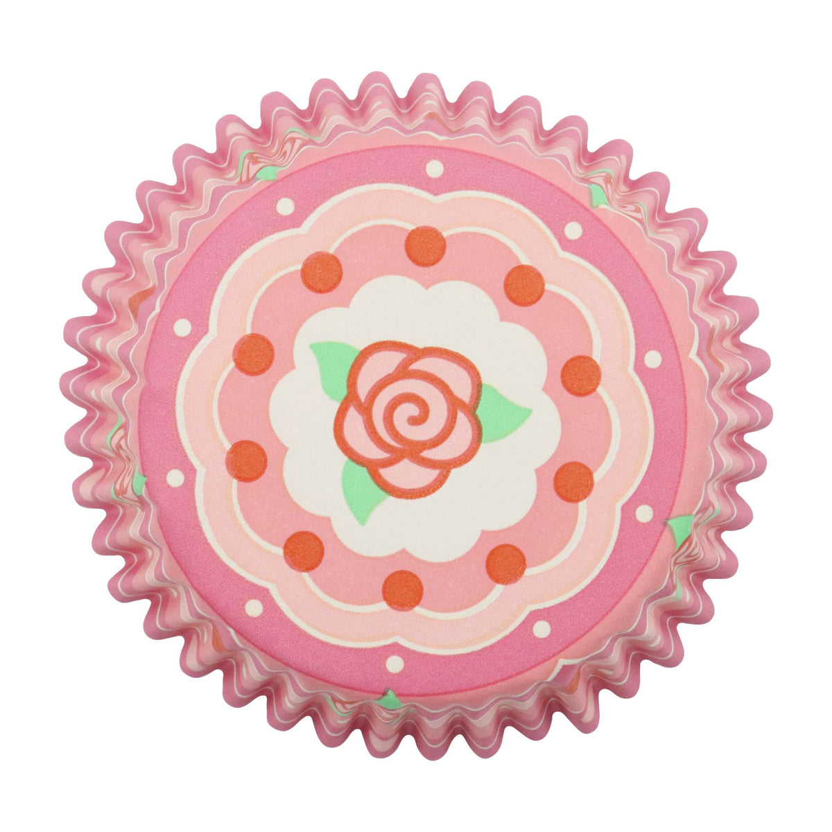 Vintage Cupcake Vormpjes met Folievoering - Rozen (30 stuks)