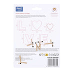 Set de 5 Cortadores de Galletas para San Valentín - LOVE