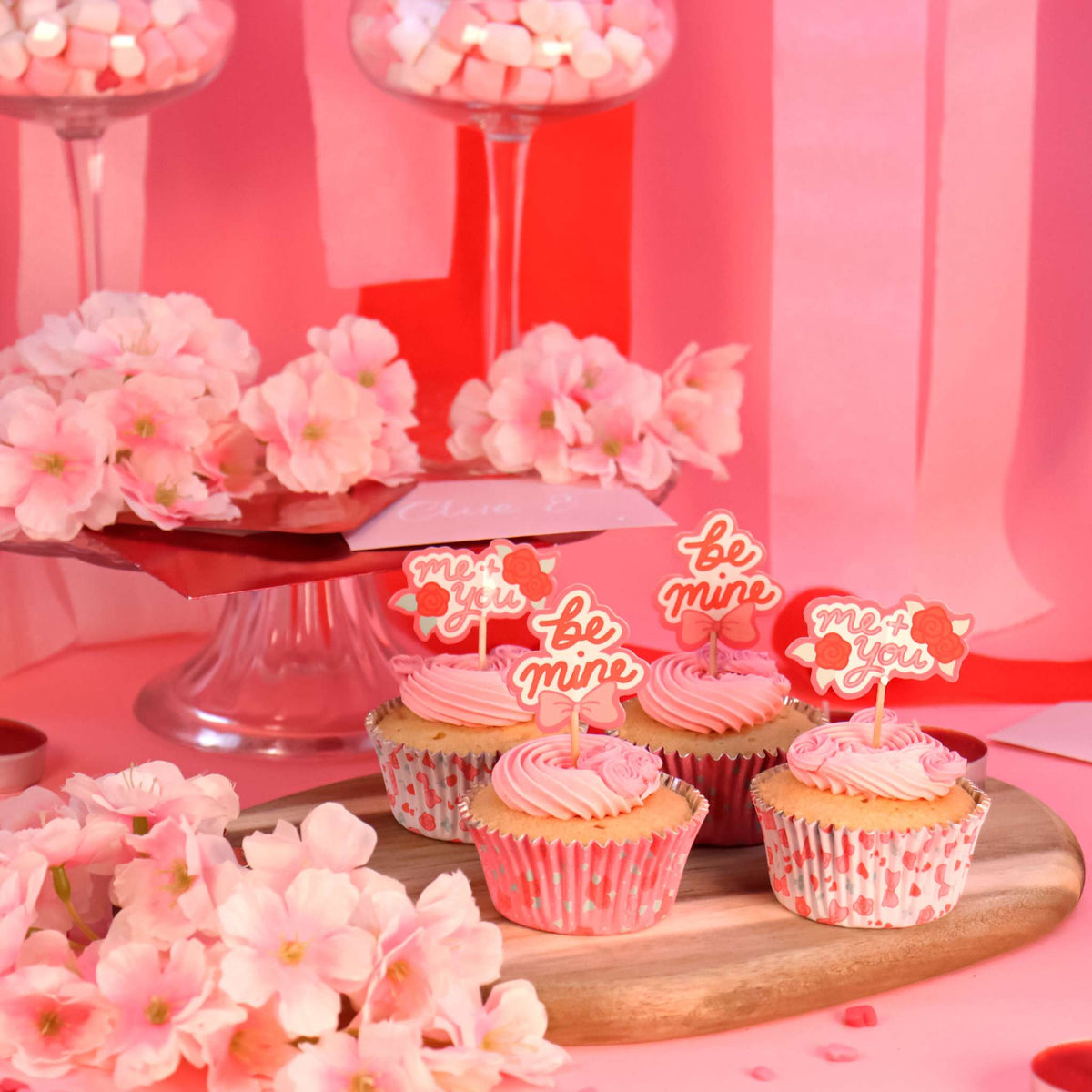 Be My Valentine Cupcake Set Of 24