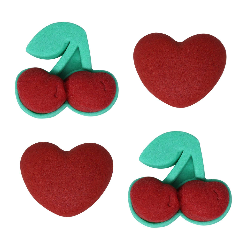 Valentijns Eetbare Suikerdecoraties - Mon Cheri (12 stuks)
