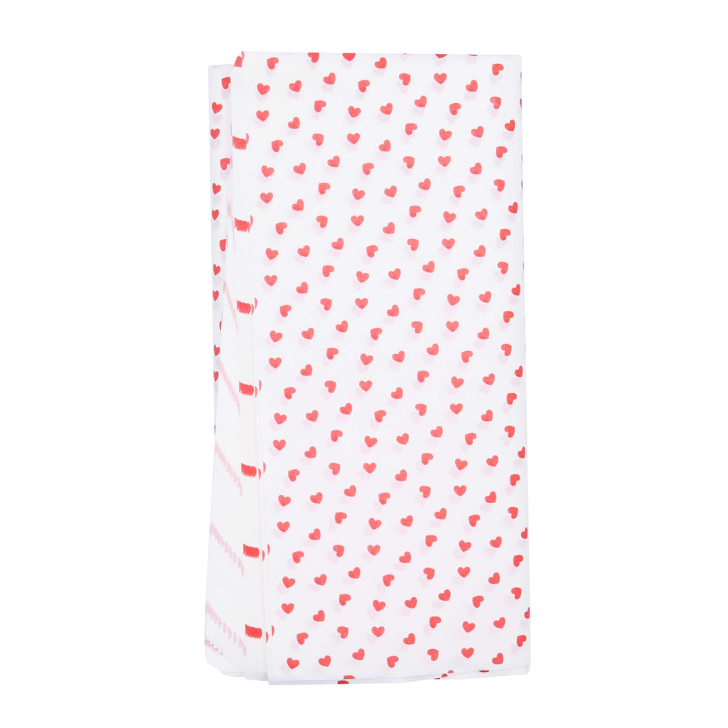 Love Hearts Greaseproof Wrapping Paper Pk/12