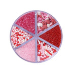 Sweet Love 6 Cell Sprinkle Mix  (196g / 7oz)
