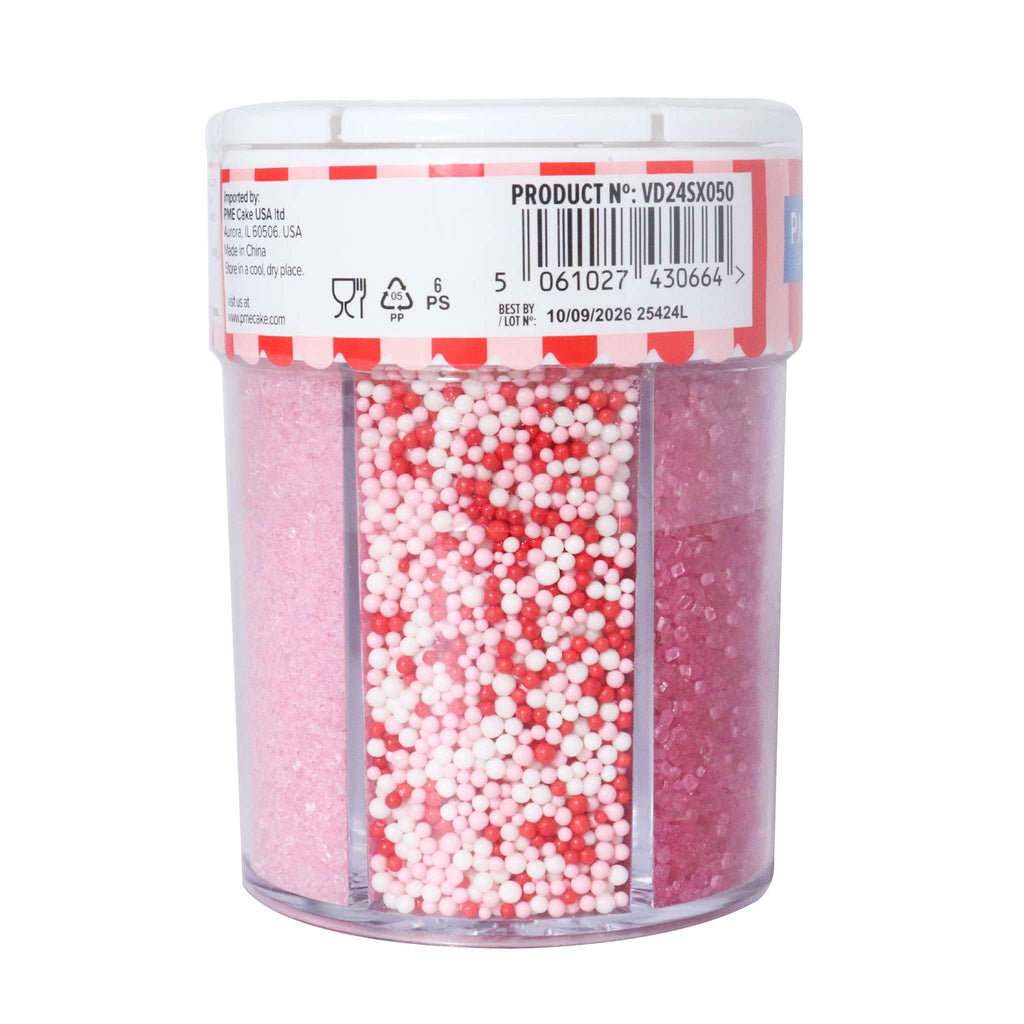 Sweet Love 6 Cell Sprinkle Mix  (196g / 7oz)
