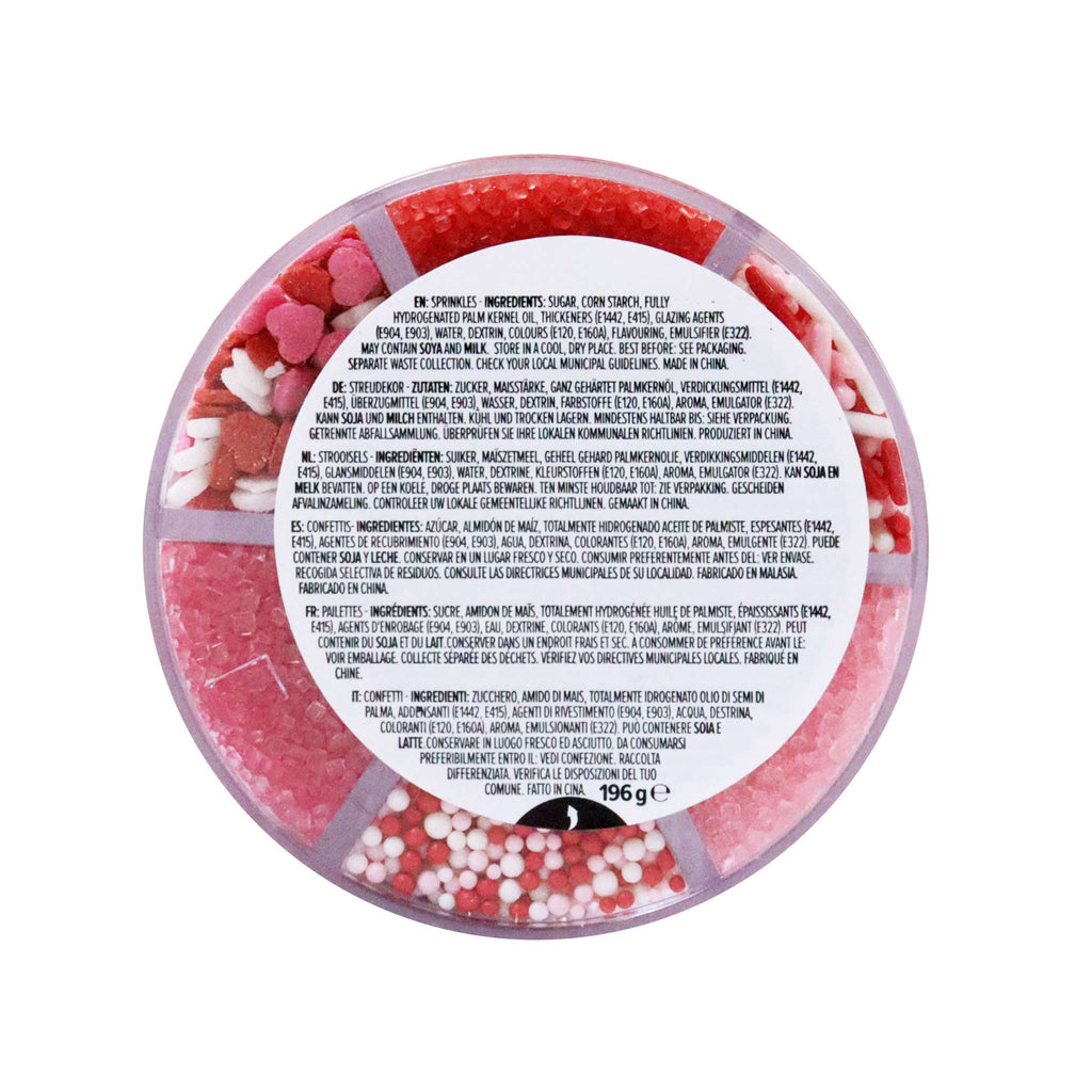 Sweet Love 6 Cell Sprinkle Mix  (196g / 7oz)