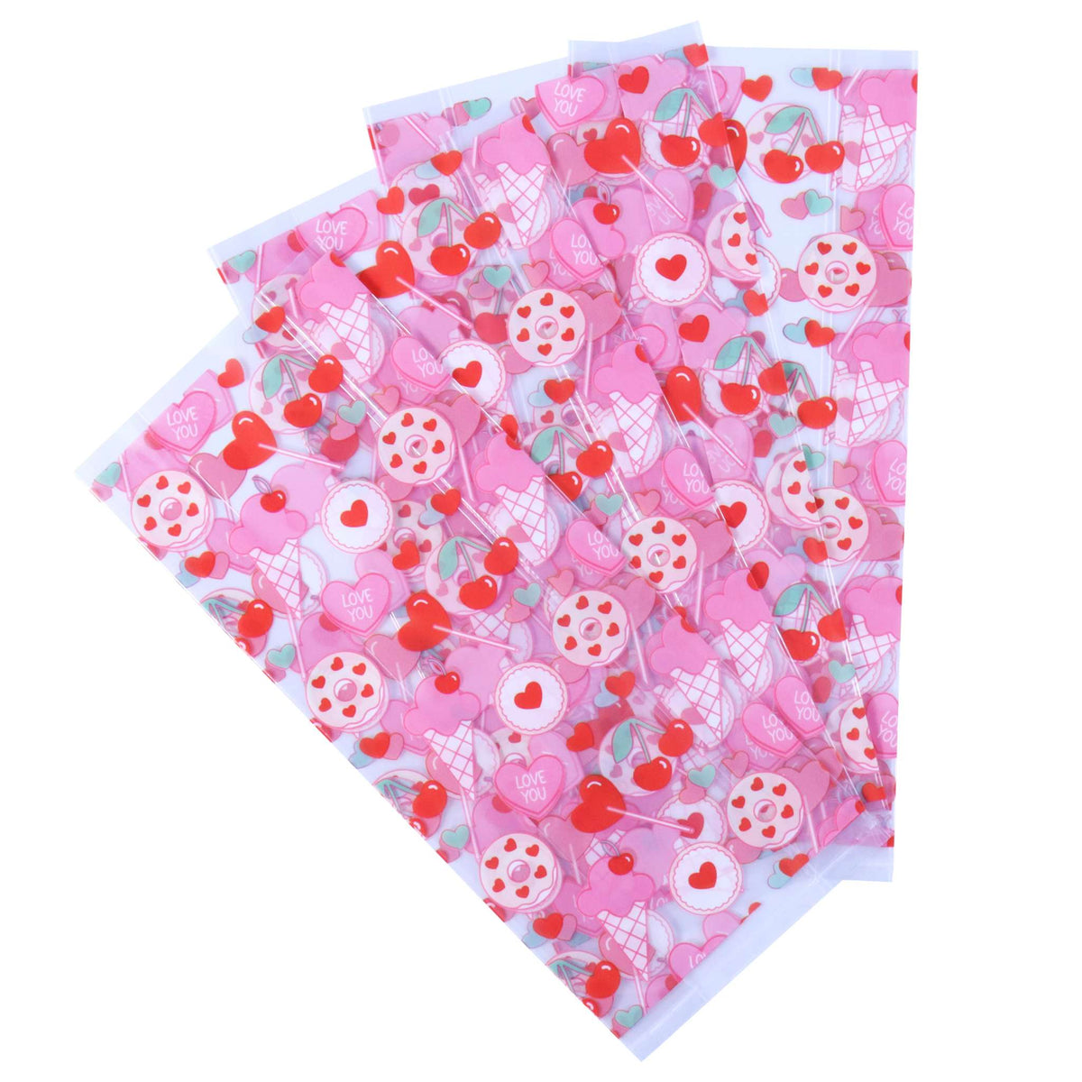 Sweet Love Treat Bags With Ties Pk/20