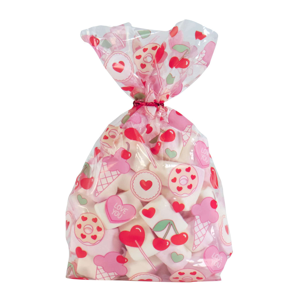 Sweet Love Treat Bags With Ties Pk/20