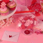 20 Sacs de Friandises pour la Saint Valentin - Cœurs d'Amour (Carré)