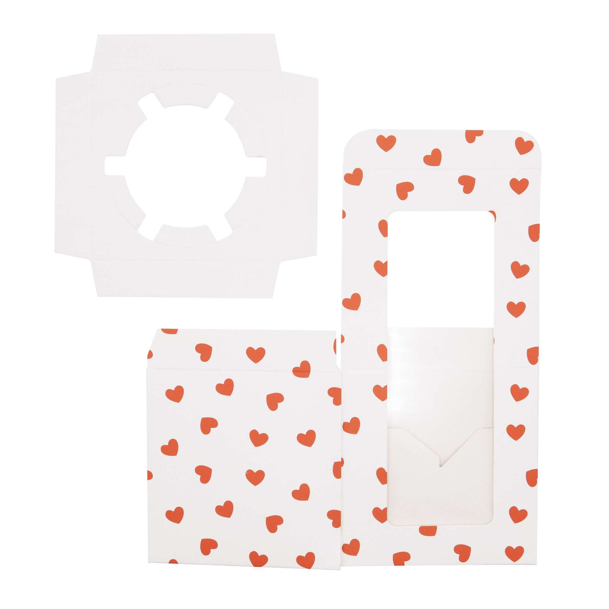 4 Cajas de Recuerdos de San Valentín - Corazones de Amor